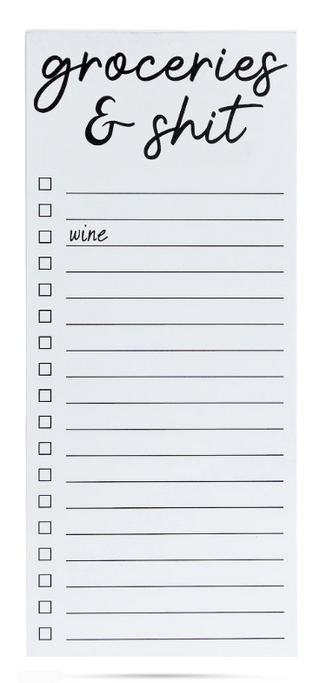 Groceries List Pad
