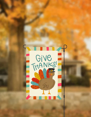 Patchy Turkey Garden Flag