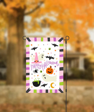Happy Halloween Icon Garden Flag