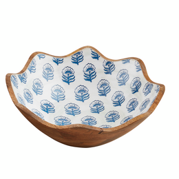 Small Block Print Enamel Bowl