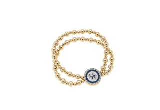 Gold Beaded Bracelet for UK Fans 