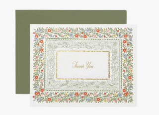 Rosette Thank You Card