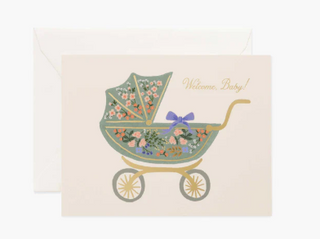 Floral Pram Card