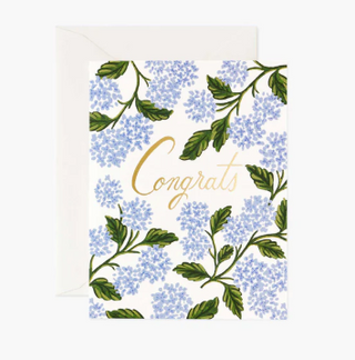 Hydrangea Congrats Card
