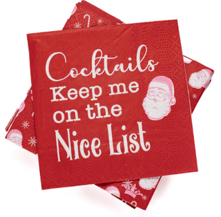 Nutcracker Cocktail Napkins Pink 5x5