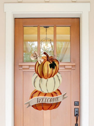 Pumpkin Stack Door Hanger