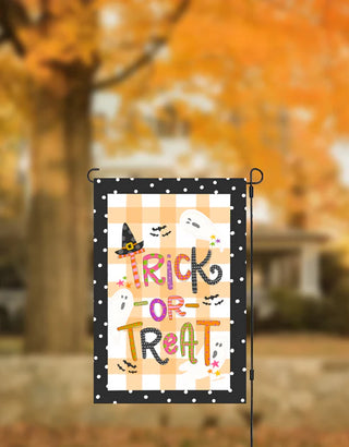 Trick Or Treat Garden Flag