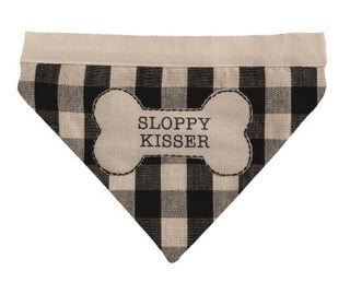 Sloppy Kiss Reversible Dog Bandana
