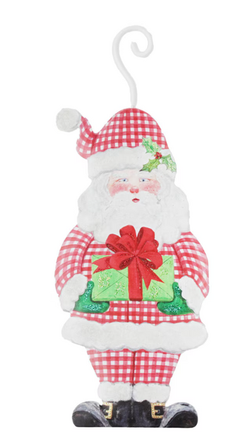 Gallery Santa Ornament