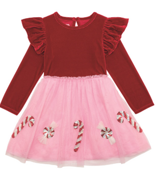 Candy Cane TuTu Dress