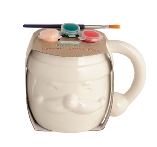 DIY Ceramic Santa Mug