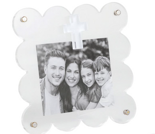 Clear Acrylic Cross Frame