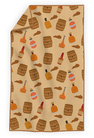 Bourbon Microfiber Tea Towel