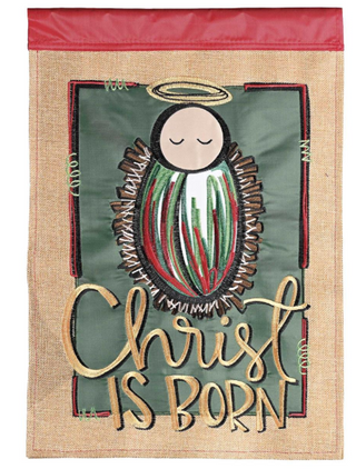 christ is born flag
