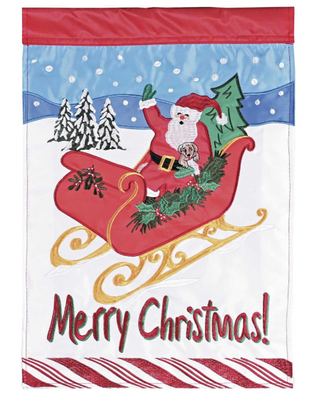 merry christmas flag