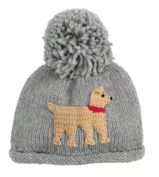Dog Boy Chunky Knit Hat
