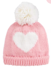Heart Girl Chunky Knit Hat