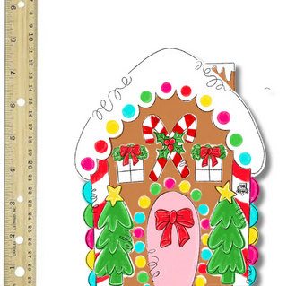 Gingerbread House Door Hanger Attachment