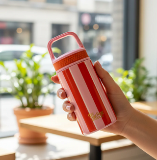 Sicily Stripes PInk 6oz Lil' Bitty Bottle