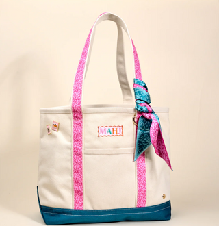 It's Mahj Time Canvas Tote