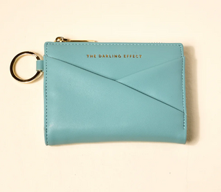 Misty Blue Luxe Pocket Wallet