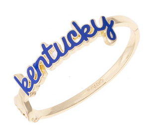 Kentucky Wildcats Enamel Hinge Bangle