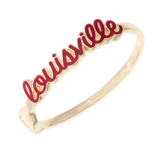 Louisville Cards Enamel Hinge Bangle