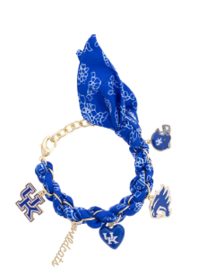 Kentucky Wildcats Bandana Charm Bracelet