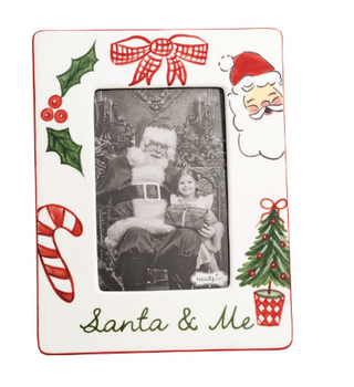 santa and me frame