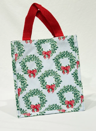 Wreath & Ribbon Compact Carry Tote