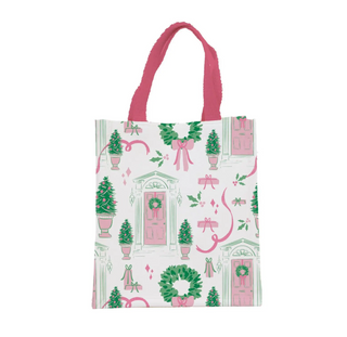 Christmas Cottage Compact Carry Tote