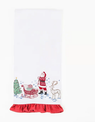Tidings & Toile Tea Towel