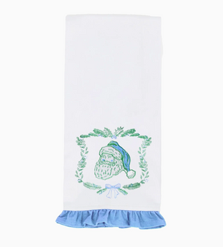 Yuletide Vignettes Santa Tea Towel