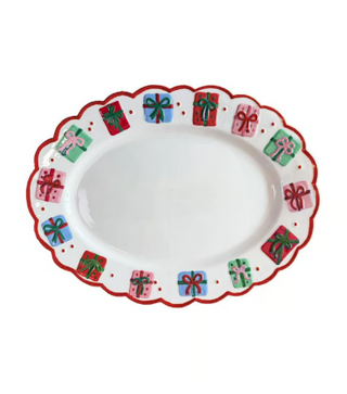 Sculpted Wrapped in Cheer Platter