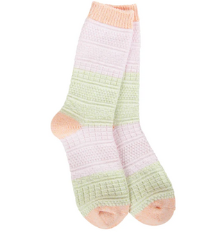 Yellow/Peach/Pink Socks