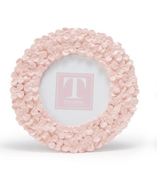 Round Hydrangea Frame Pink