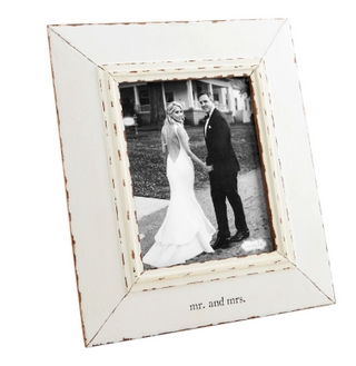 Large Distressed Mr. & Mrs. Frame