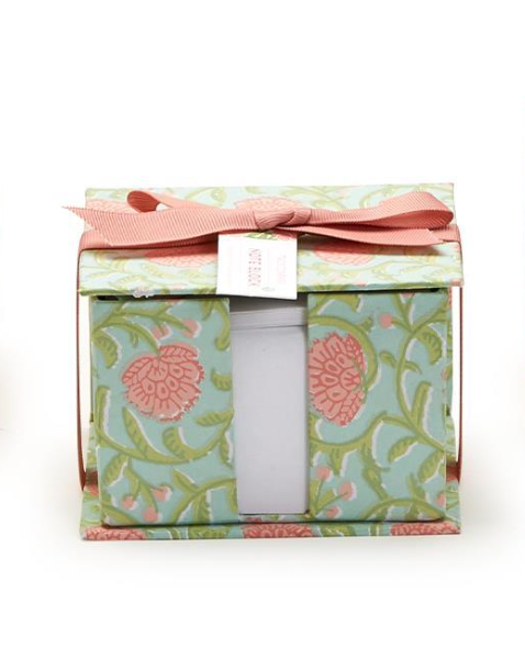 Notepaper Caddy/Pencil Green