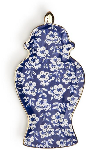 Ginger Jar Trinket Tray Blue