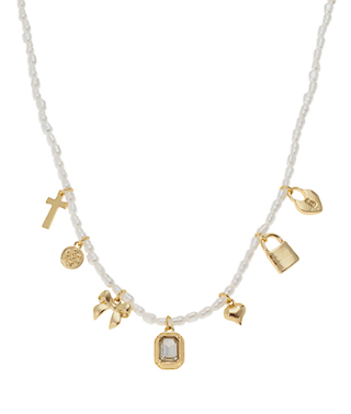 Multi Cross Charm Necklace