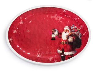 Red Christmas/ Santa Platter