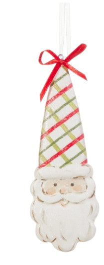 Pattern Santa Ornaments