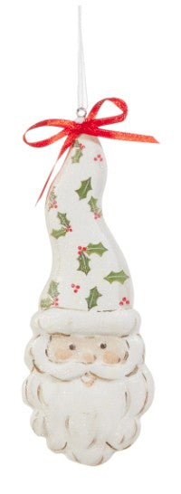 Pattern Santa Ornaments