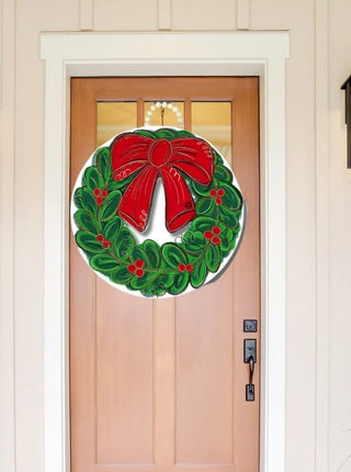 Christmas Wreath Door Hanger