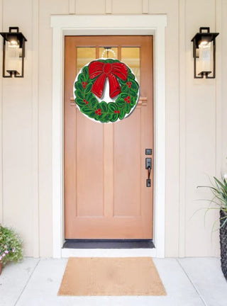 Christmas Wreath Door Hanger