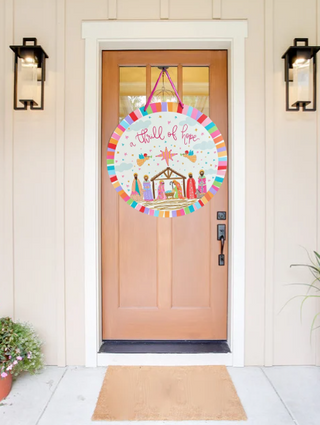 Thrill of Hope Door Hanger