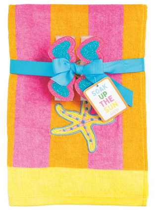 Beach Towel and Clip Set