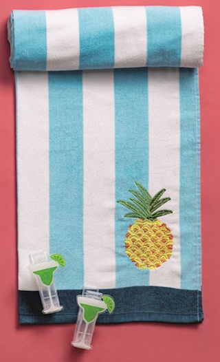 Beach Towel and Clip Set