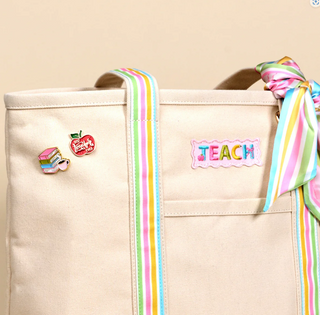 School's In Session Canvas Tote
