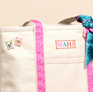 It's Mahj Time Canvas Tote